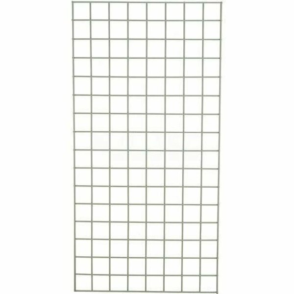 Global Industrial Wire Grid Panel 48in x 48in Poly-Green 933CP13GZ
